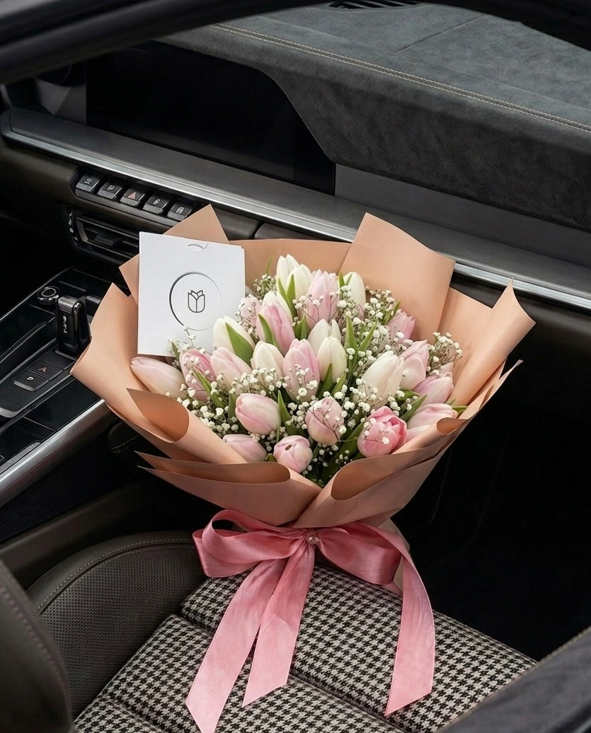 Blush Tulips