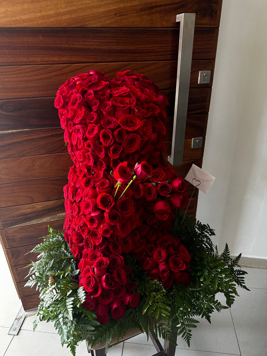Oso de rosas