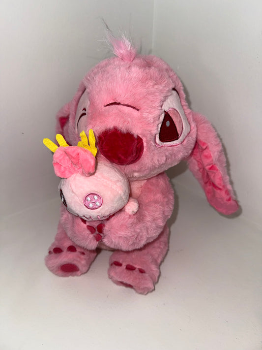 Peluche stitch rosa guiño 25 cm