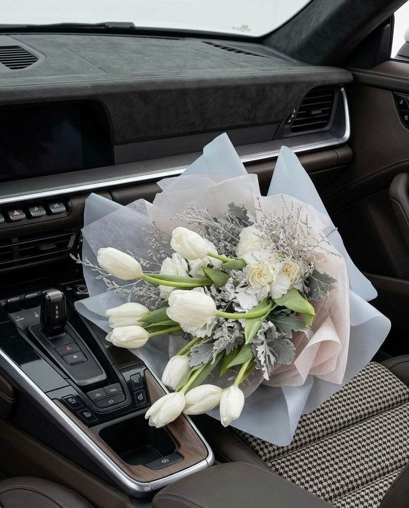 Ivory Tulips